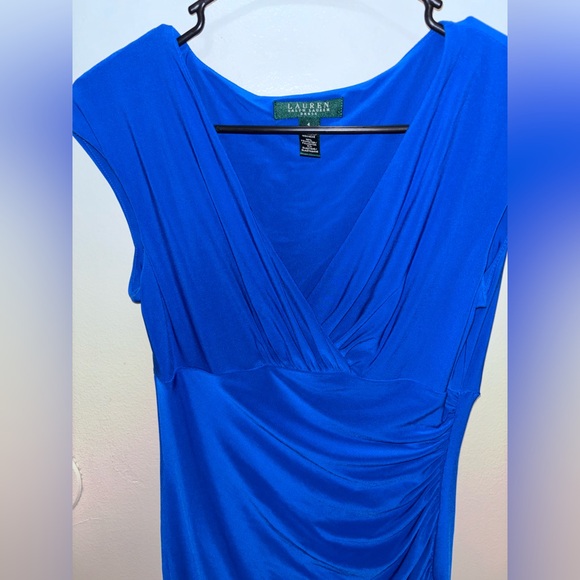 ✨Women’s Lauren by Ralph Lauren Cocktail Midi Dress Size 4 - Picture 6 of 12